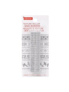 Craft Smart Texture Roller - Basic Borders For Clay & Crafts